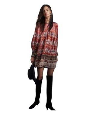 ANTHROPOLOGIE TANVI KEDIA Agatha Tunic/Mini Dress, Size S.